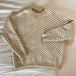 Eyelash Chevron Sweater
